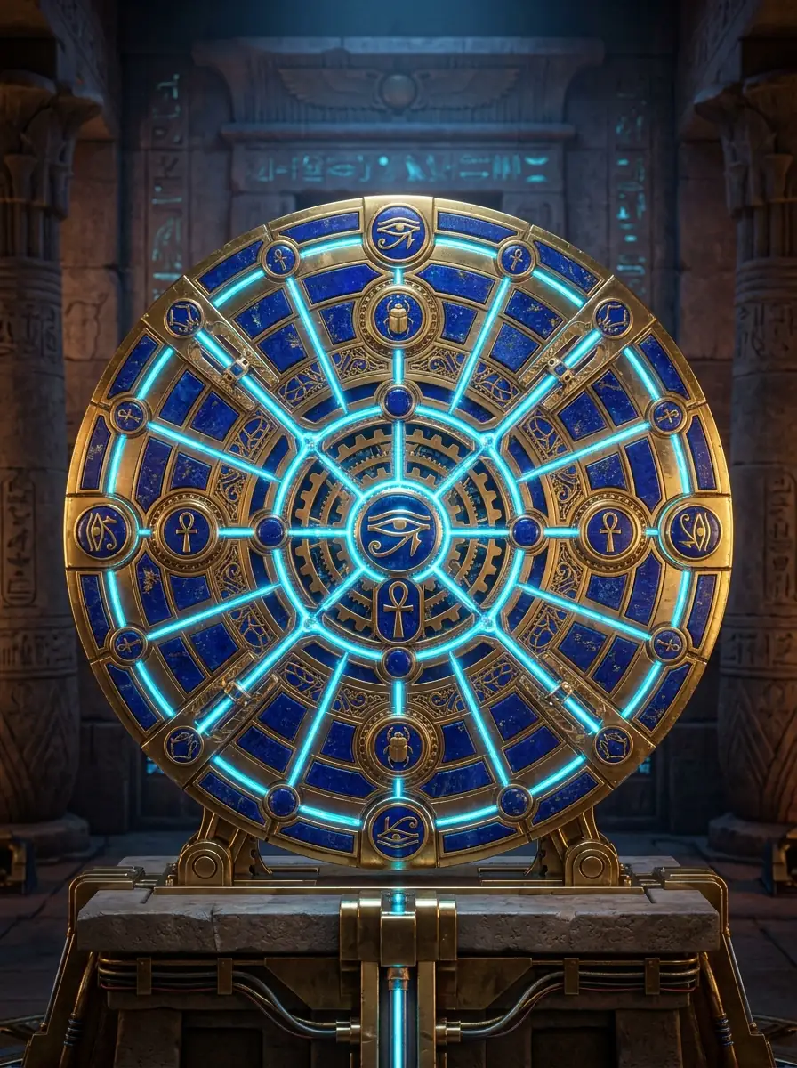 Grid Machine Background